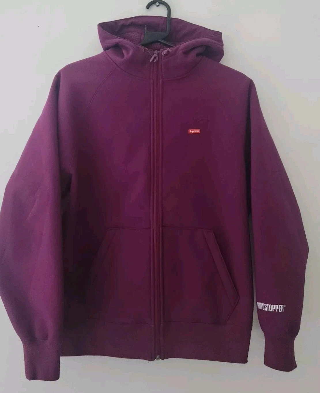 Felpa con cappuccio FW21 Supreme GORE WINDSTOPPER S Small resistente all'acqua