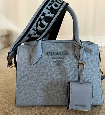 Black Prada Monochrome Small Saffiano Bag