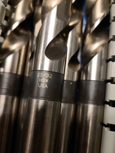 12" Extra Length Drill Bits HSS USA Straight Shank - Picture 7 of 9