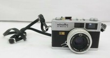 Vintage Minolta Hi-Matic E Rokkor-QF 40mm 1.7 Rangefinder Film Camera JG