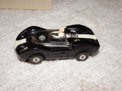 Aurora 1431 Tjet Thunderjet Ho Slot Car Black Flamethrower Mclaren