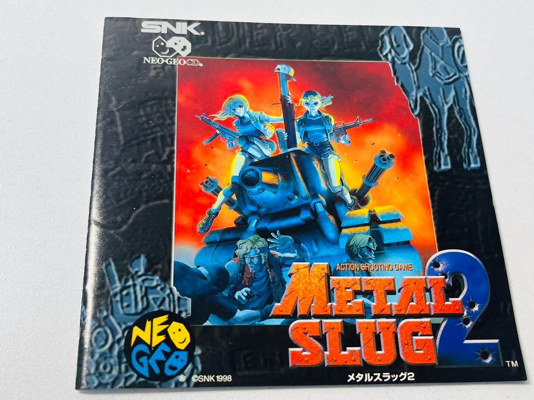 Metal Slug 2 SNK Neo Geo CD Japanese Version Authentic Game From