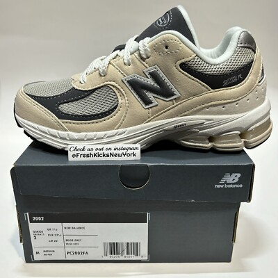 New Balance 2002R Sandstone Magnet Little Kids Size 2Y Youth