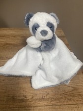 Carters Panda Bear Security Blanket Plush Baby Lovey Stuffed Animal New 2020