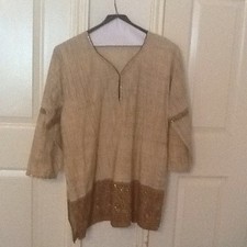 Riiddhi Shilpa tunic gold sequined M