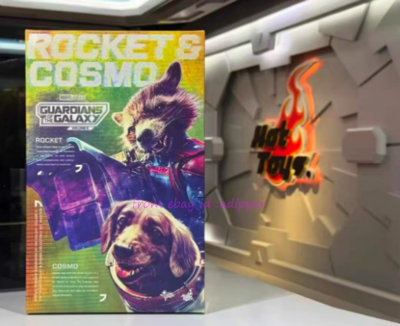HT Mms708 1/6 Guardians Of The Galaxy 3 Rocket And Cosmo Set