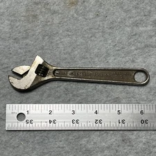 Crescent Wrench Adjustable Crestoloy Silver 6"