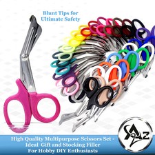 Latest 24pcHeavy Duty Cutting Scissors For Tough Fabric,Leather,Upholstery,Denim