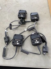 4 - M/a Com KRY101 1617/387 Speaker Microphone Mic with Clip MACOM Harris No Box