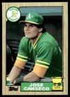 1987 Topps RC CUP Jose Canseco #620