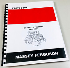 Parts Manual Book For Massey Ferguson Mf 1105 1135 Tractors Catalog Diagrams