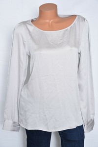 Banana-Republic-Womens-Career-Dressy-Satin-Long-Sleeve-Blouse-Top-Sz-S-NWTS