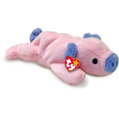 Squealer II Schwein Limited Edition Original Beanie Baby Plüschtier ty 41313 NEU