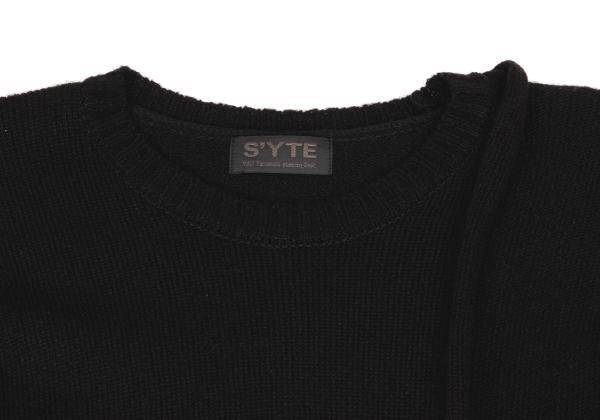 S'YTE Wool Blend Slit Switching Design Knit Sweater Size 3(K S'YTE Wool Blend Slit Switching Design Knit Sweater Size 3(K