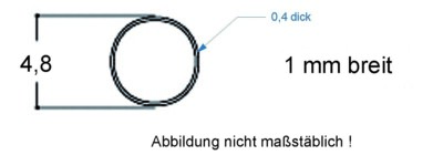 Fleischmann 948002 Adhesion Rings Wheel Diameter 4.8 mm Rubber 10 pcs.