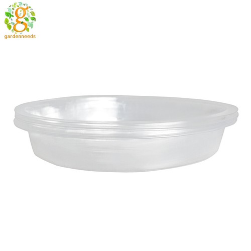 5 Pack 12In Plastic Reusable Planter Dishes Flower Plant Pots Saucer Drip Trays - Picture 3 of 9