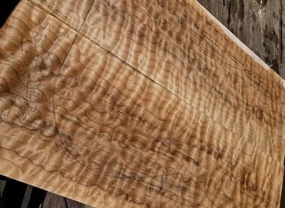 Quilted Maple Bookmatch Top Exotic guitar wood bass figured wood 4 luthier Strat