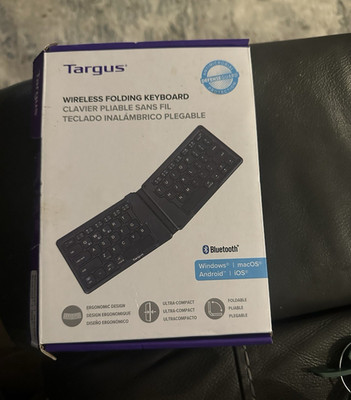 Targus Wireless Bluetooth Folding Keyboard, Foldable Portable, Black