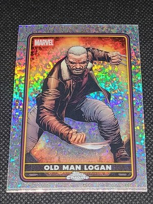 Old Man Logan 2025 Topps Chrome Marvel Deadpool #2 Mini-Diamonds Refractor