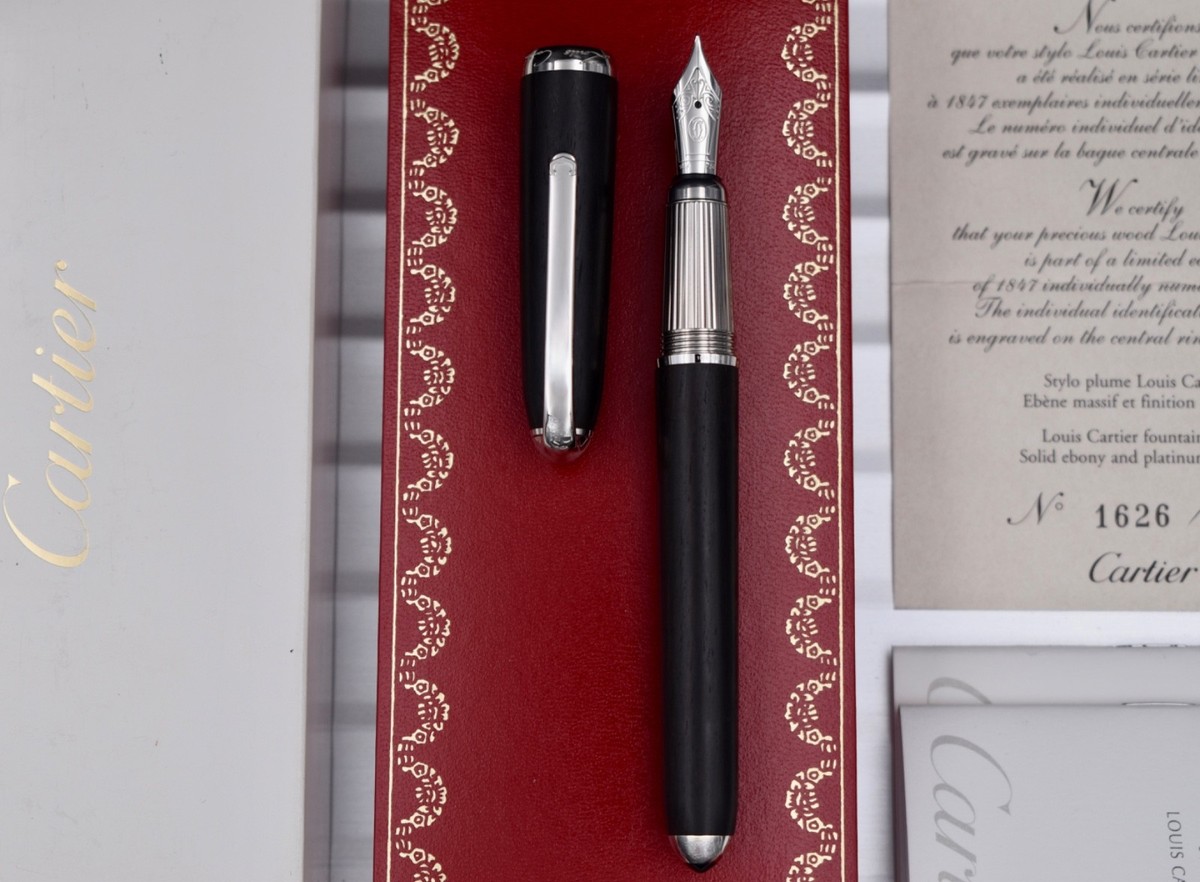 CARTIER Louis Cartier Dandy Solid Ebony Limited Edition 1847