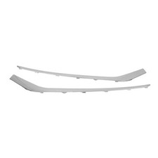 1 Pair Front Bumper Lower Fog Trim 86551 E6700 Left Right Chrome Lower Trim