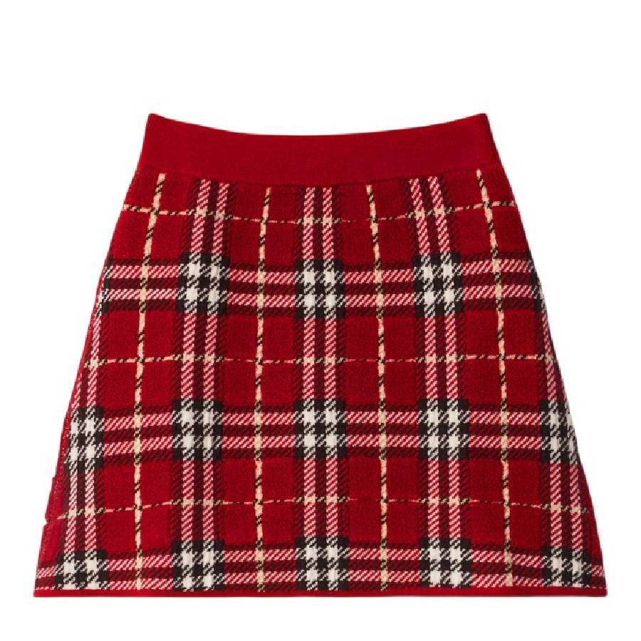Burberry Kids Lorreta Check Wool Skirt, Size 12Y | eBay