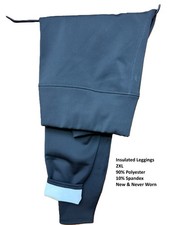 Black Insulated leggings, 2XL