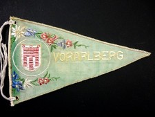 Fanion VORARLBERG Österreich Autriche Wimpel Pennant - en tissu brodé - ca 1960