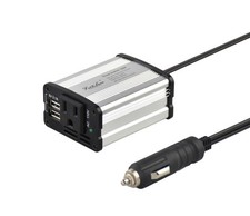 Modified sine wave power inverter 150 watt rated power and 300 watt surge pow...