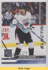 2023 Upper Deck Extended Series Electric Ice Achievement Artemi Panarin READ 3d2