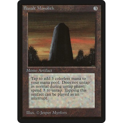 MTG \>> Basalt Monolith (Beta) // English - 341 Trading - Magic