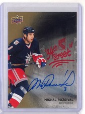 2025-26 Upper Deck New York Rangers Centennial Michal Rozsival Auto 34th Street