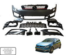 GTI Look Front Bumper Kit Complete For Vw Polo 6C 6R 2009 - 2017 All Models
