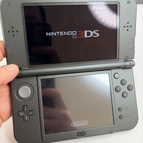 Clean! New Nintendo 3DS XL Gray Black Console Charger Stylus US Version