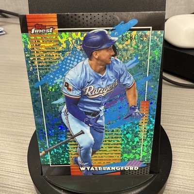 Topps Finest 2025 Wyatt Langford #178 Mini Diamond Uncommon Numbered /199