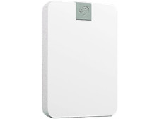 Disco duro externo 2TB - Seagate Ultra Touch, USB -C, HDD, 5000 Mbit/s, Blanco