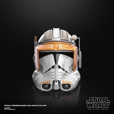 IN STOCK  STAR WARS ROTS Black Series Clone Commander Cody Helmet by Hasbro