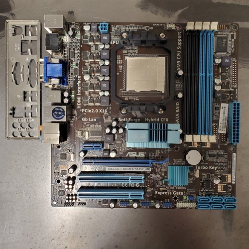 Asus M4A78LT-M/CM1730/DP_MB DDR3 AM3 Desktop mATX Motherboard +I/O ...