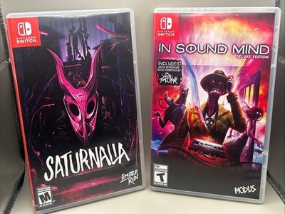 Saturnalia - Limited Run Games LRG #220 & In Sound Mind - Modus Nintendo Switch
