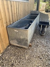 Huge 10 ft Galvanised water trough