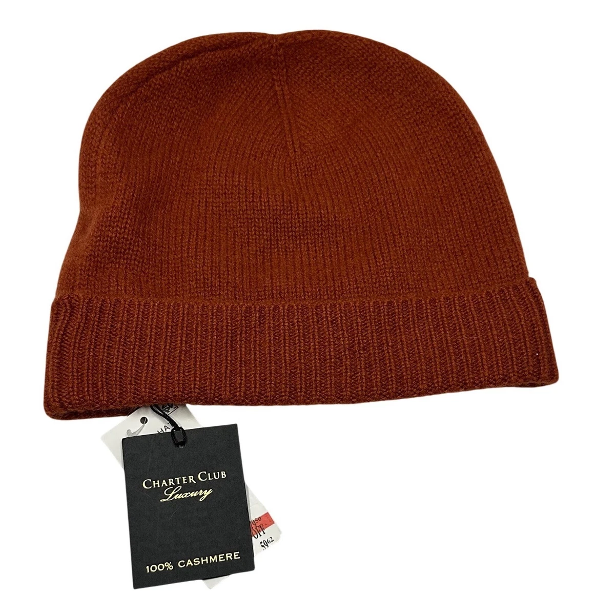 NWT Charter Club Women\'s Bright Blue Cashmere Hat OS Charter Club 100% Cashmere Hats for Women for sale | eBay main image 2