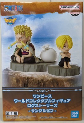 World Collectable Figure One Piece Log Stories Sanji & Zeff Figure BANDAI