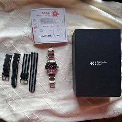 Christopher Ward C65 Sandhurst Series 2 Auto Chronometer Black Dial Full Set