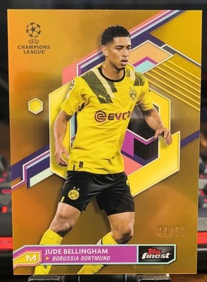 Topps Finest Jude Bellingham Borussia Dortmund #22 SN /50 UEFA 2022-23