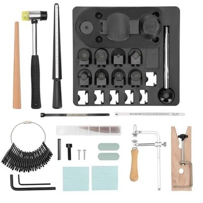 14 Pcs Ring Bending Tool Set for Spoons, Ring Bender Kit, Spoon Rings Maker M...