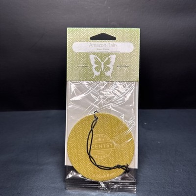 New Old Stock Scentsy Scent Circles Amazon Rain Sealed in Orig. Pkg 2pcs