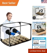 Still Air Box, Mushroom Grow Kit, Portable Compact Still Air Box Mycology for...