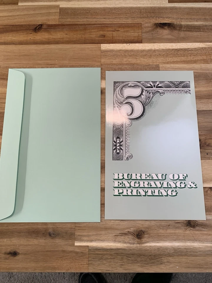 1995 $5 Dollar Uncut sheet, Boston FRB 1st-5 digits matching serial# Must See!!! - Image 2 of 4