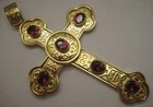 Pectoral Cross for Bishops and Priest - Gold plated over brass - 365Red