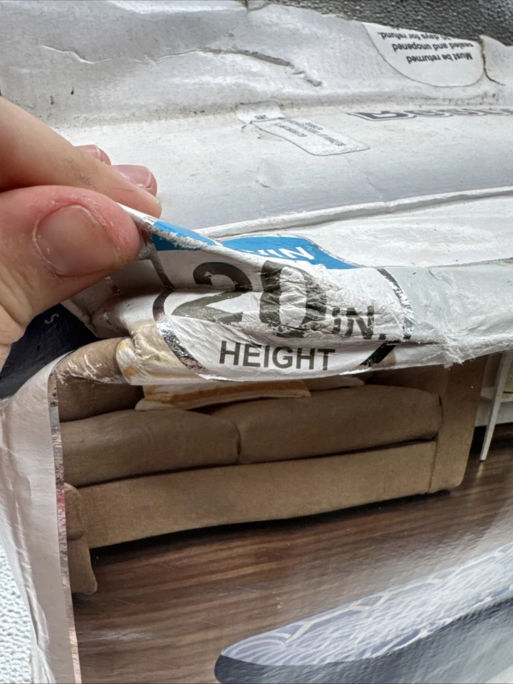 Colchón de aire doble Bestway 67883E Tritech Fashion Flock 20" con bomba incorporada. s5 Foto 2 de 4